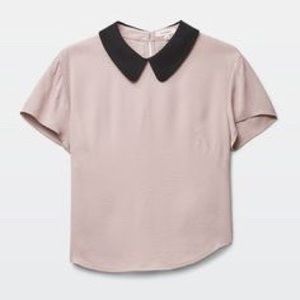 Aritzia Sunday Best Peter Pan Collar Blouse